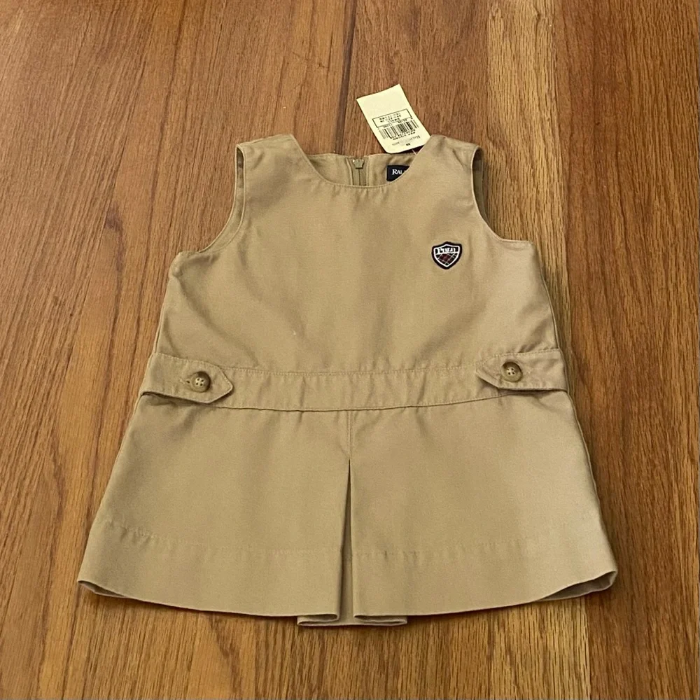 Ralph Lauren Baby Jumper- Dress With Patch Logo